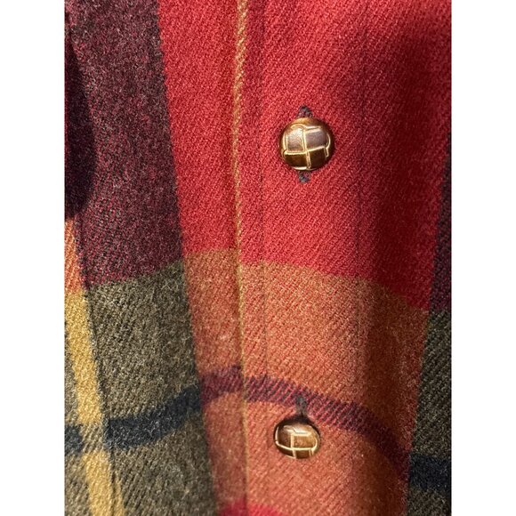 Ivy Crew Explorer Mens XXL Plaid Button-Up Shacket W/Suede Elbow Patches & Colla - Picture 2 of 6